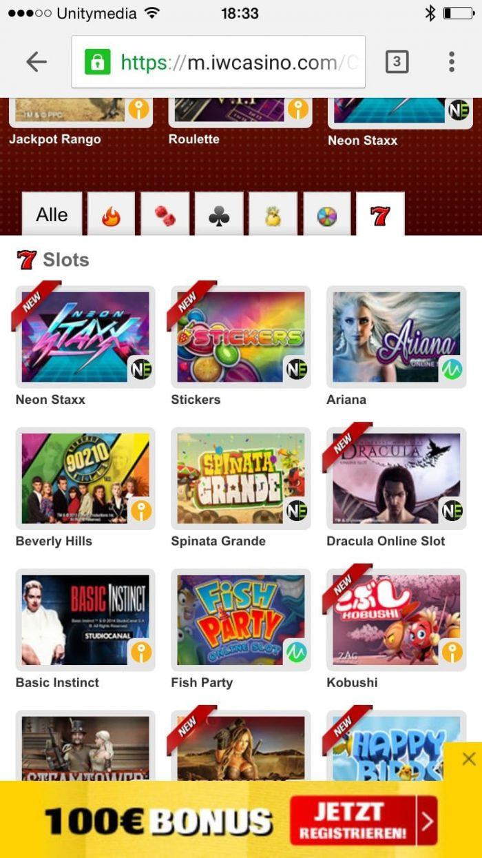 iwcasino app spiele