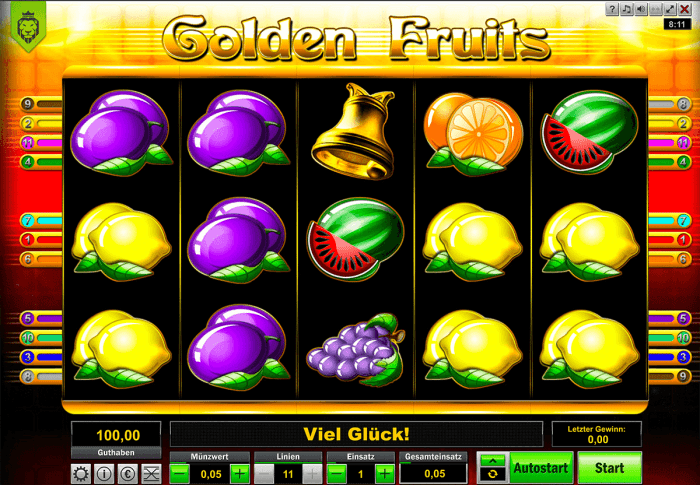 golden fruits loewen play