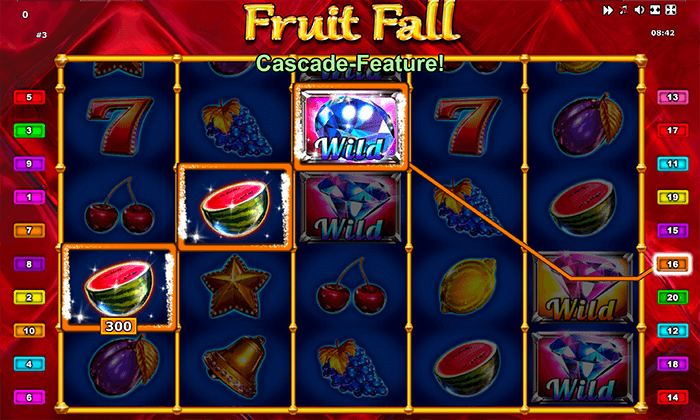 novoline fruit fall